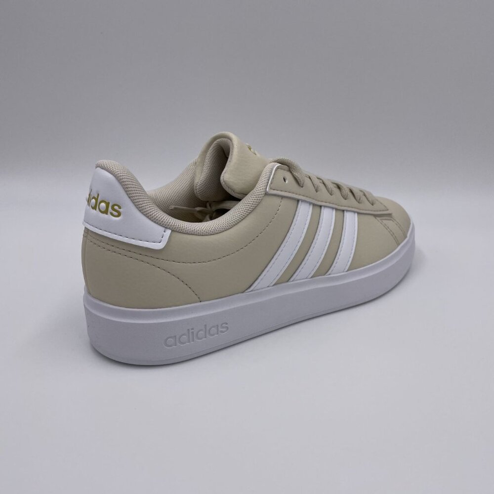 adidas Grand Court 2.0 Beige / White Womens Shoes - Picture 8 of 8